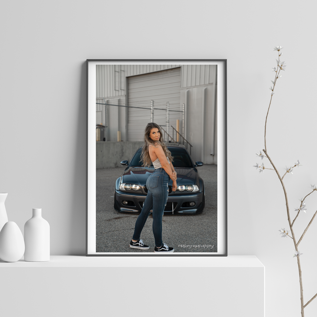 Morgan McMurry & E46 M3 Poster